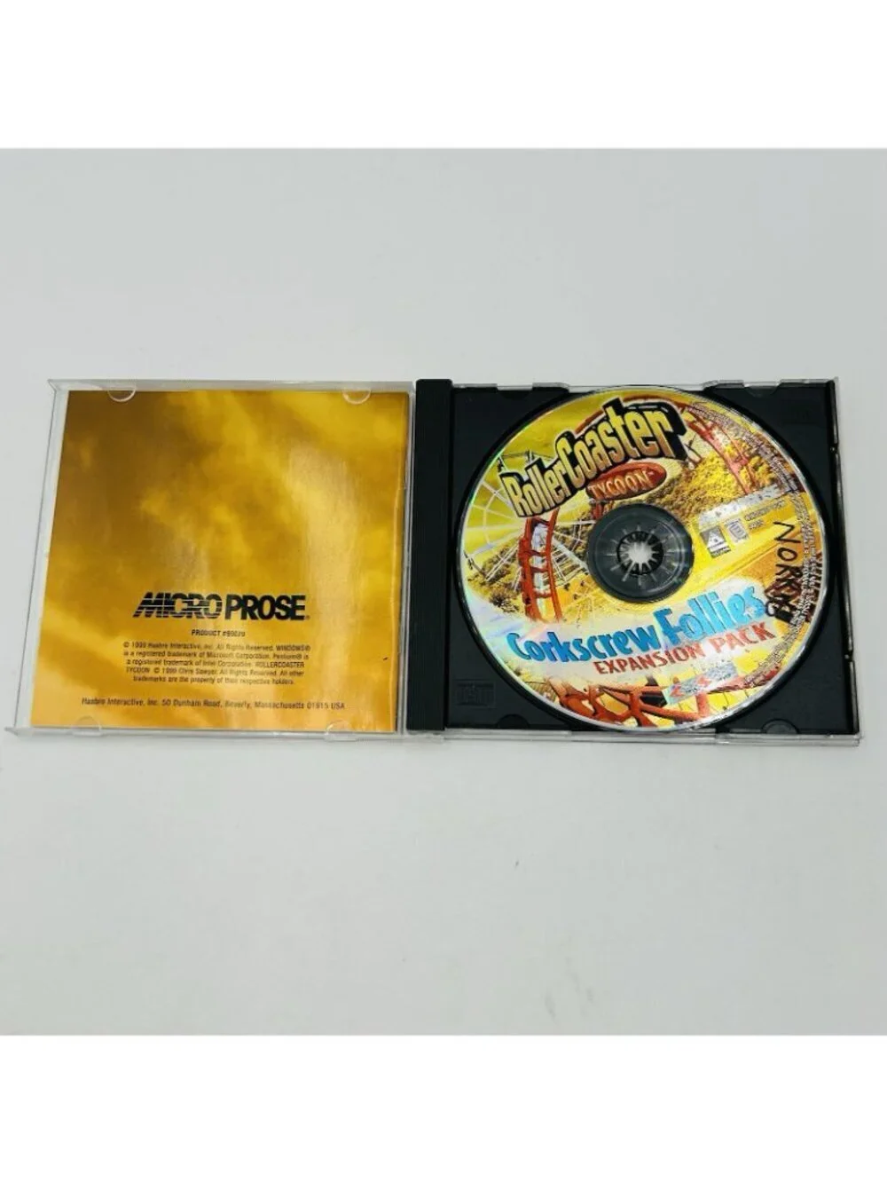 Roller Coaster Tycoon Corkscrew Follies Expansion Pack Windows 95 98 PC Game